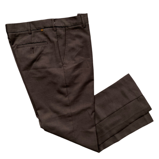Farah Chocolate Brown Trousers (34/31)