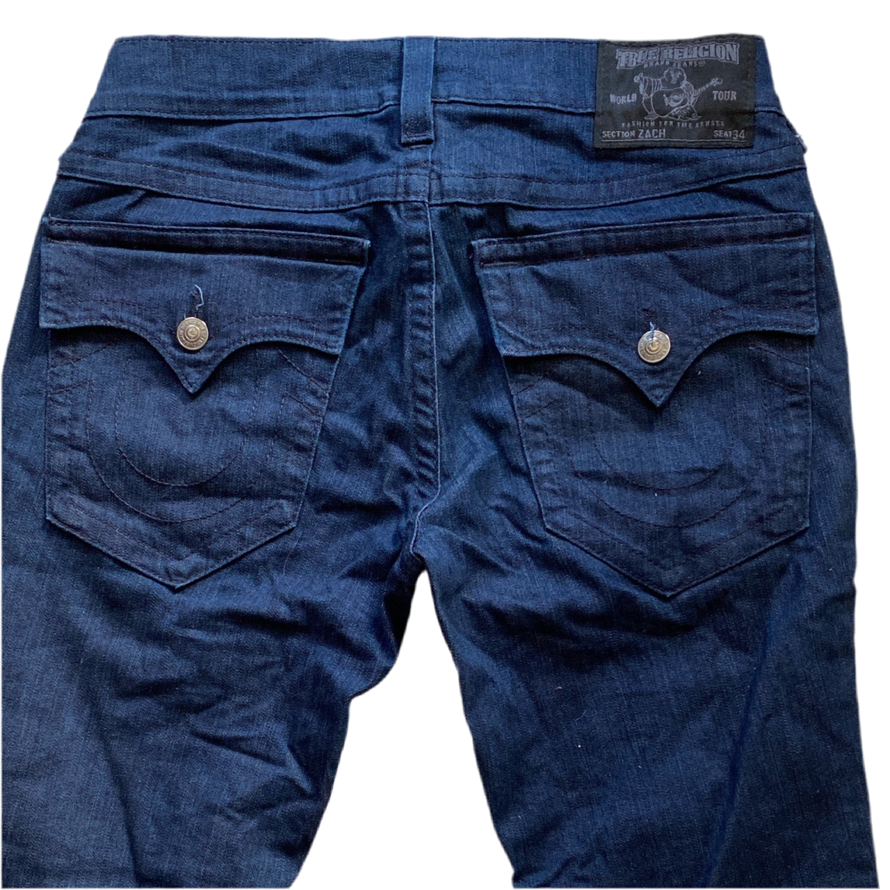 True Religion Zach Dark Navy Jeans (33W)