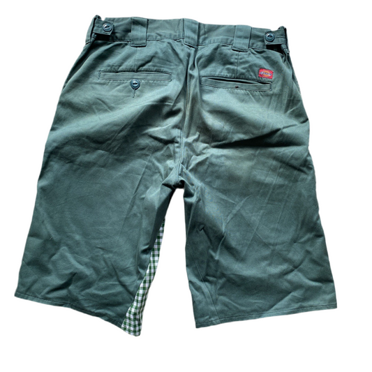 Dickies Green Two Tone Shorts (34W)