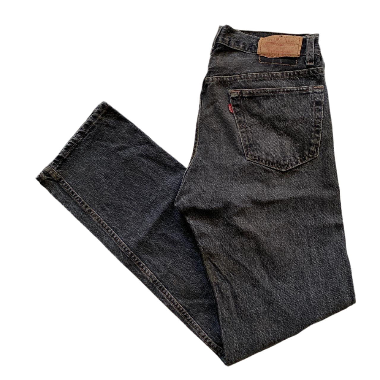 Levis Charcoal 501 Classic Jeans (33W)