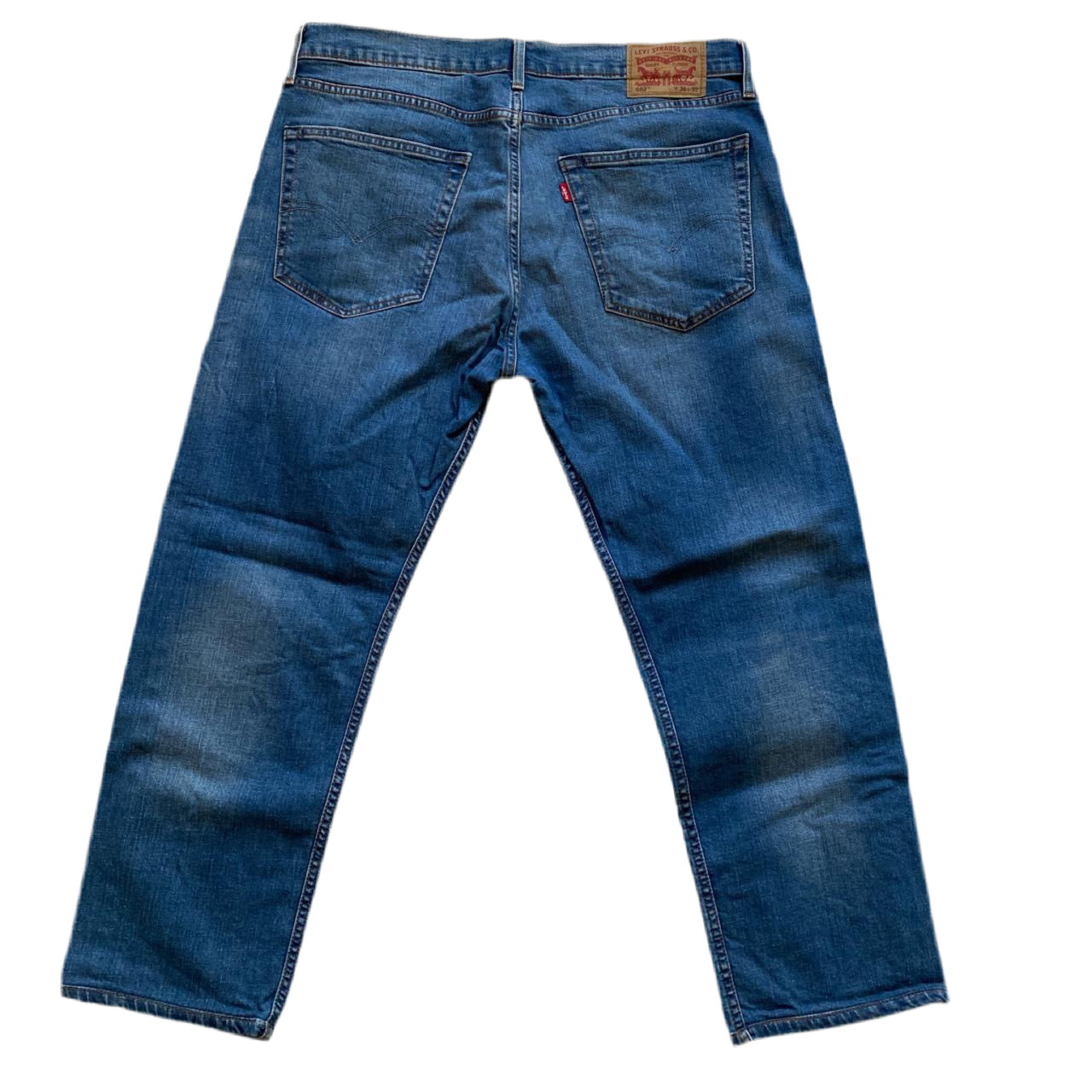 Levis 502 Blue Baggy Jeans (36W)