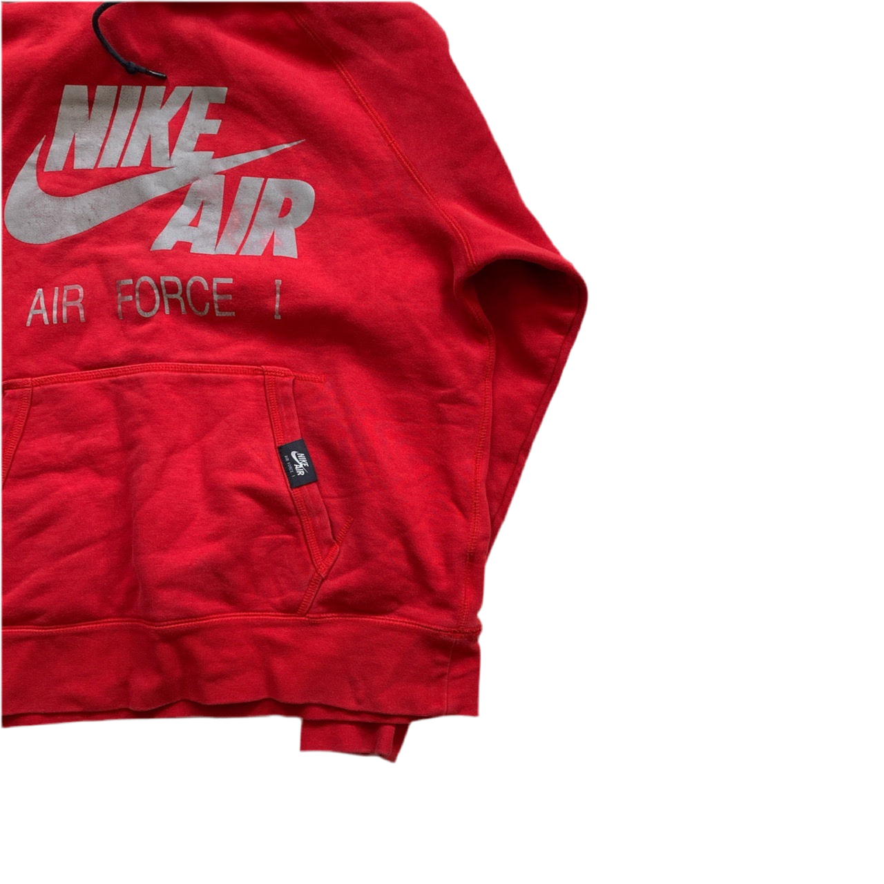 Nike Air Force 1 Red Hoodie (L)