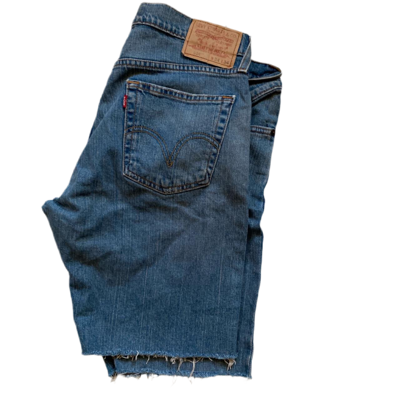 Levis 514 Cut Down Jean Shorts (34W)