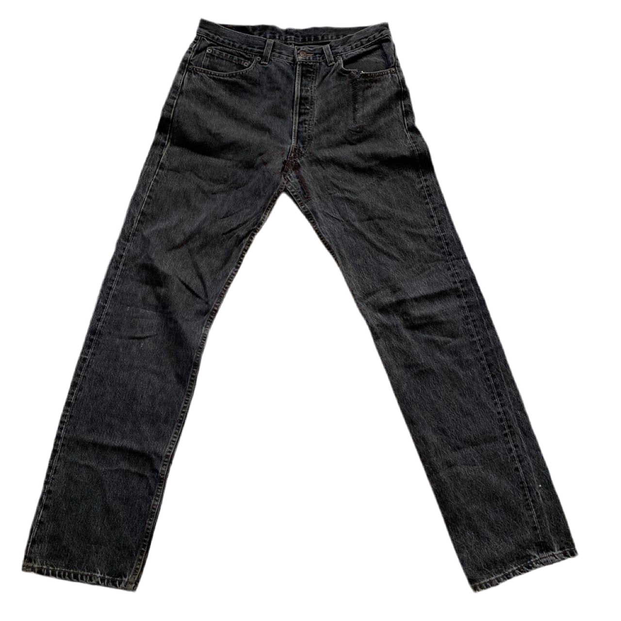 Levis Charcoal 501 Classic Jeans (33W)