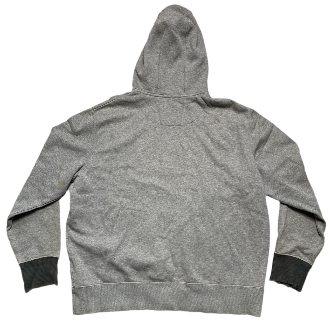 Nike Athletic Department Grey Swoosh Zip Hoodie (XL)