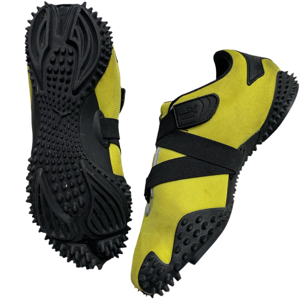 Puma Mostro Yellow and Black Trainers (UK 6)