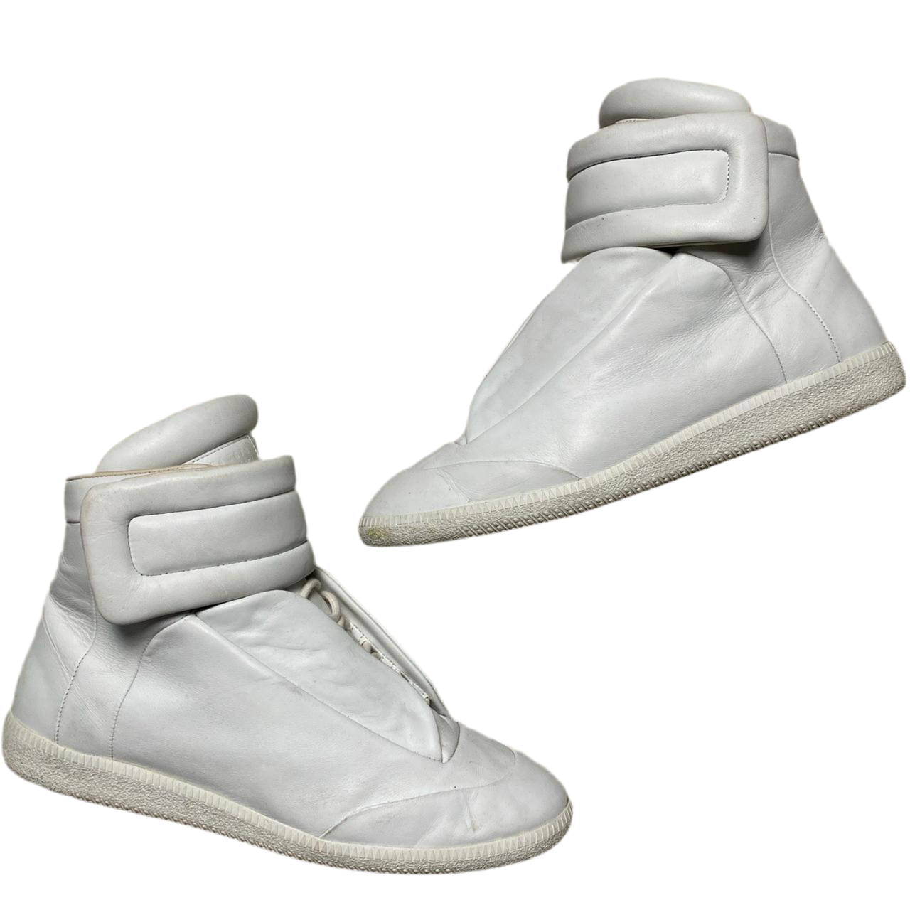 Margiela Future White Boot high top Trainers (UK 9)