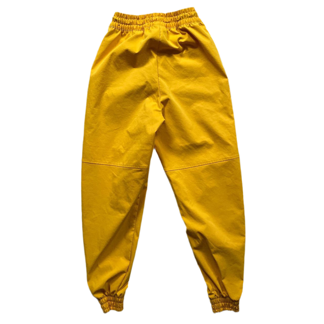 Nike Jewel Swoosh Yellow Cargo Bottoms (XS)