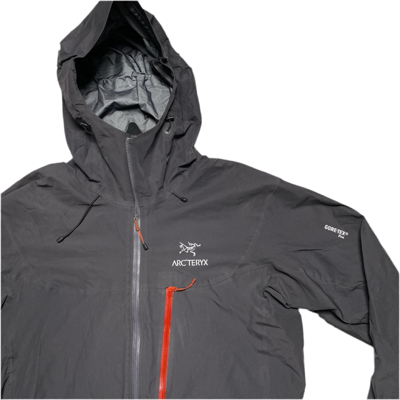 Arc’teryx Grey and Orange Goretex Pro Jacket (L)
