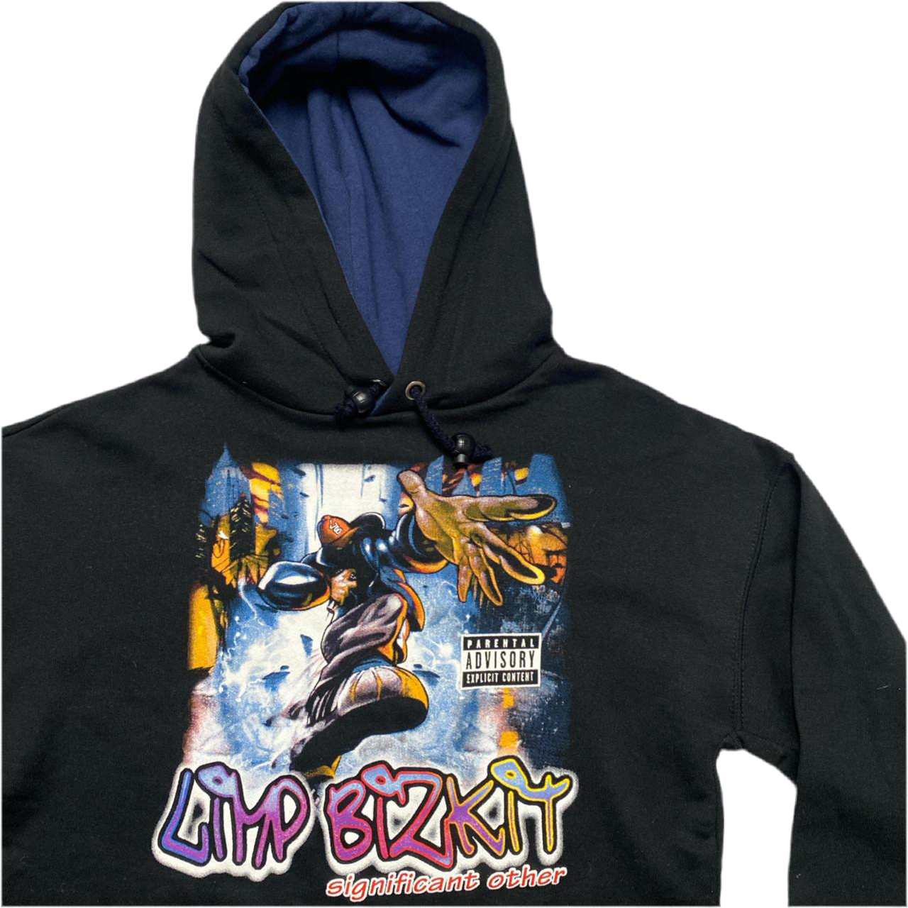 Limp Bizkit Vintage 90’s Black Graphic Hoodie (M)