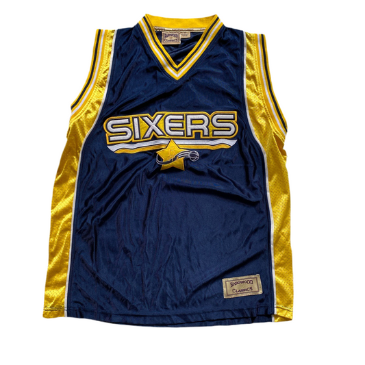 Sixers Vintage Harwood Classics Basketball Jersey (XL)