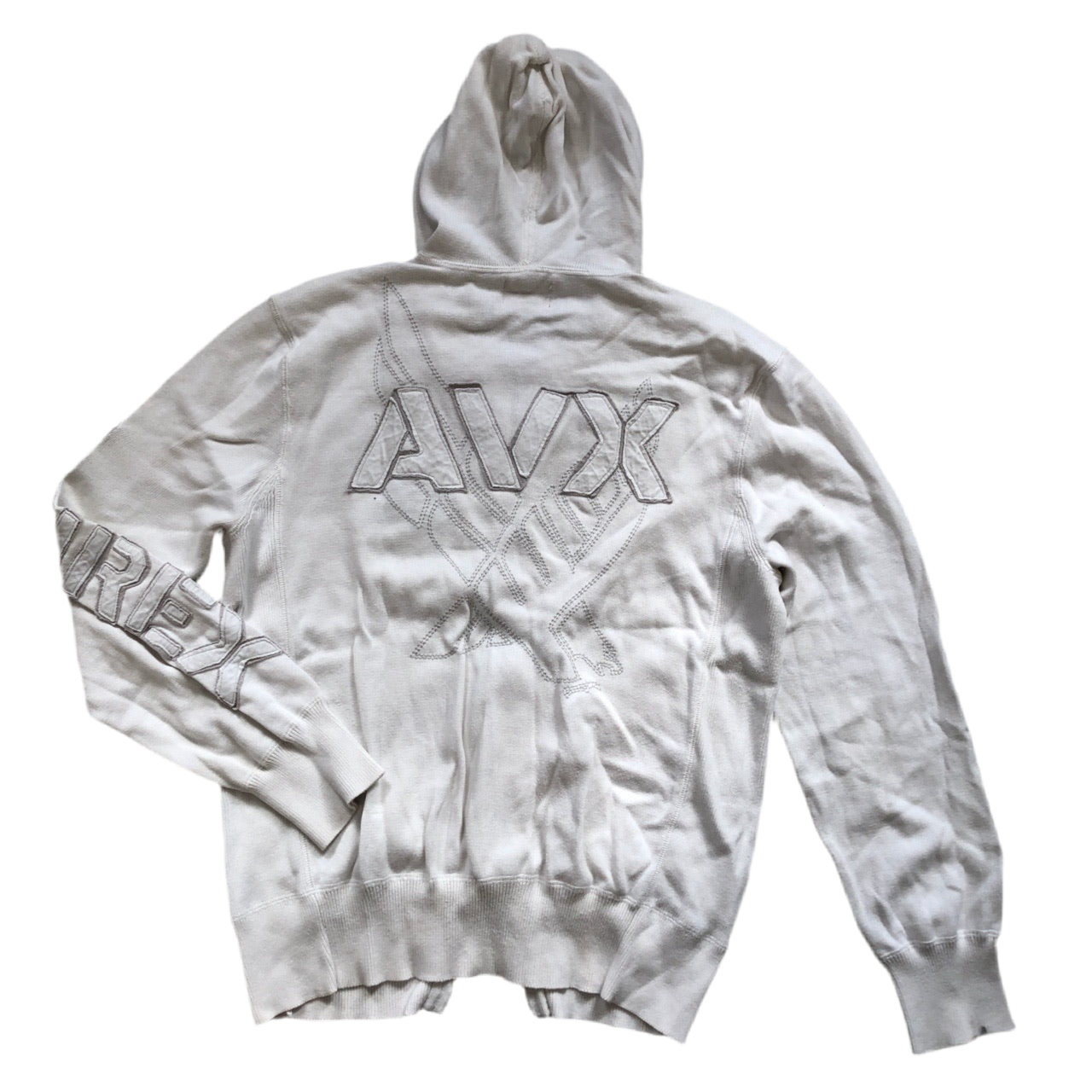 Avirex Vintage White Hoodie (XL)