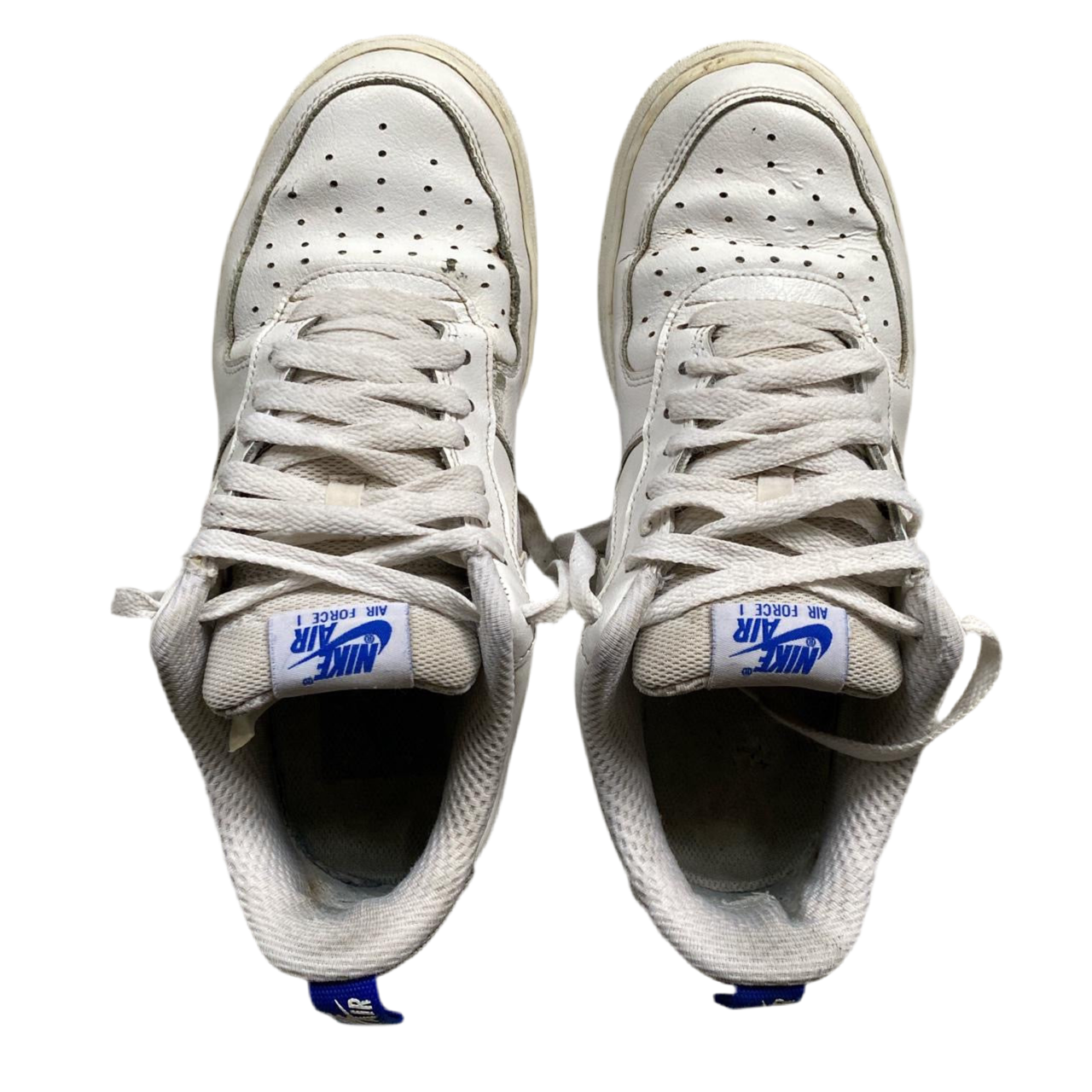 Nike Air Force 1 White and Blue (UK 8)