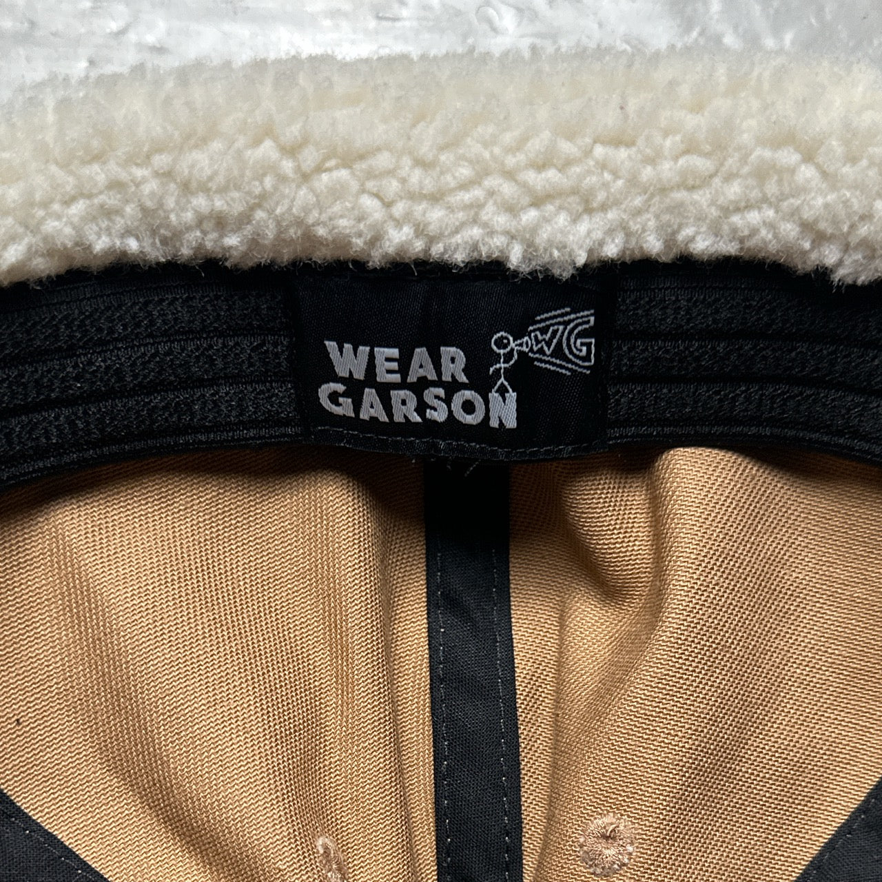 Swoosh Sand Brown Dog Ear Trapper Hat