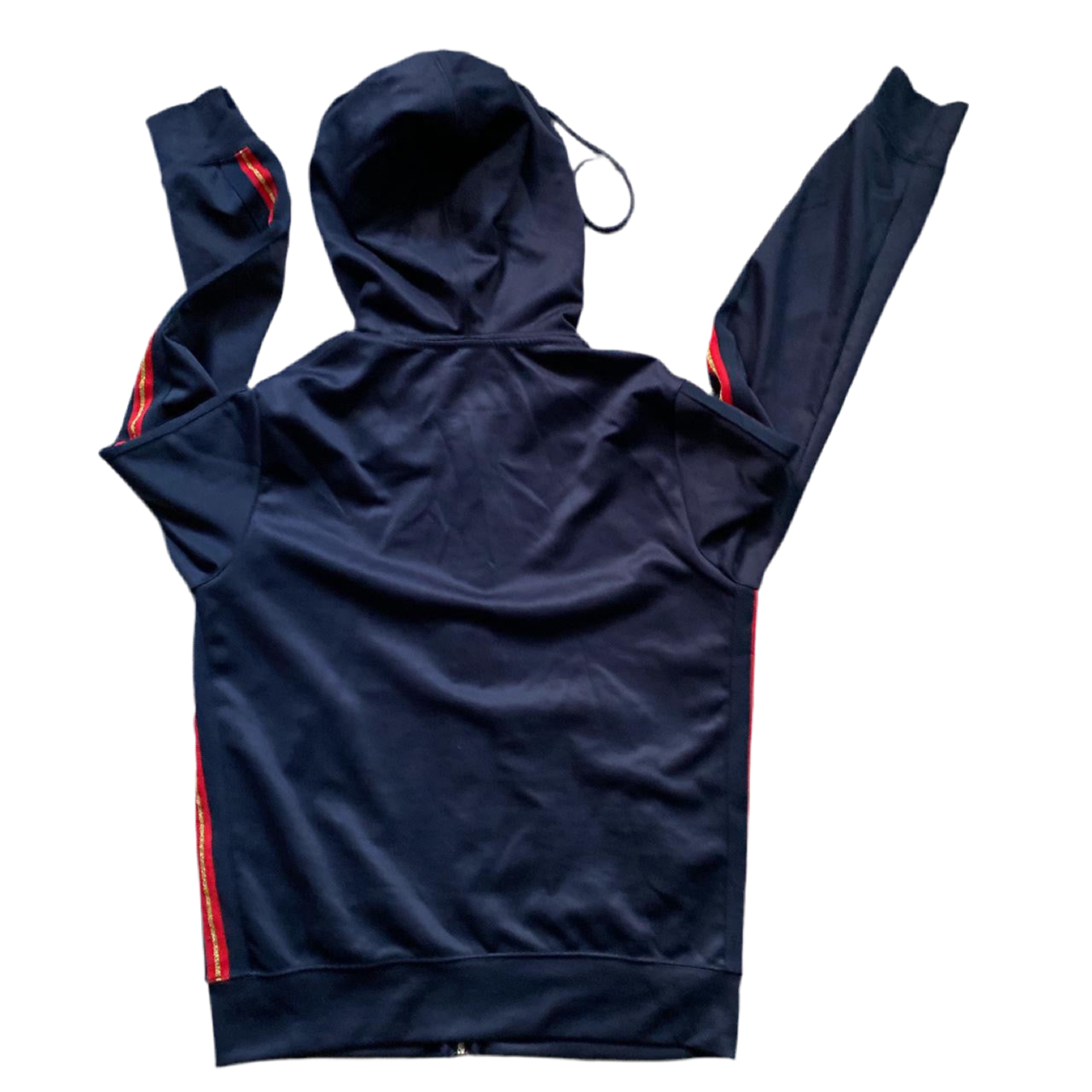 True Religion Navy and Red Hoodie (XL)