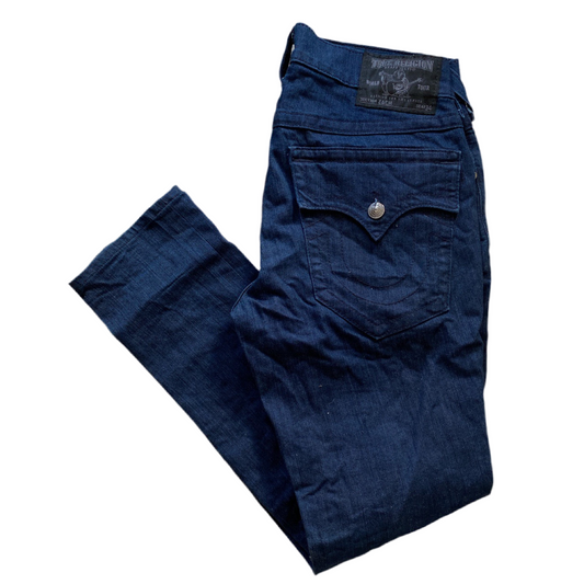 True Religion Zach Dark Navy Jeans (33W)