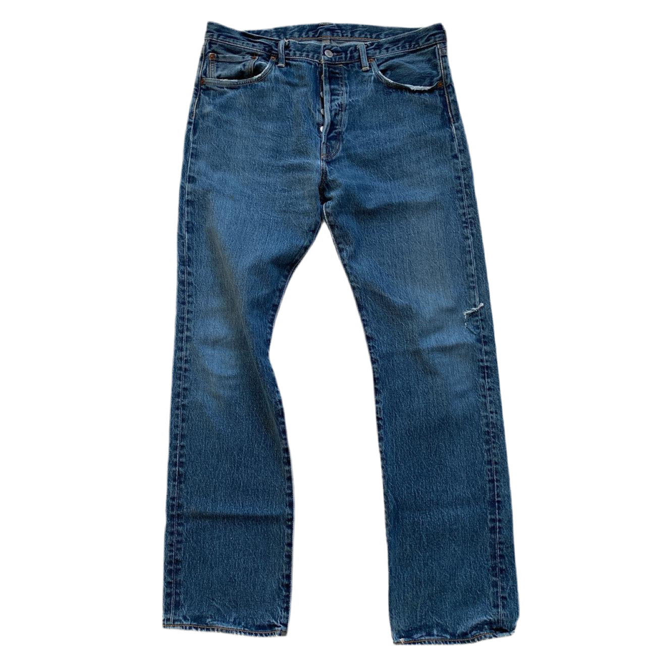 Levis 501 Distressed Jeans (34W)