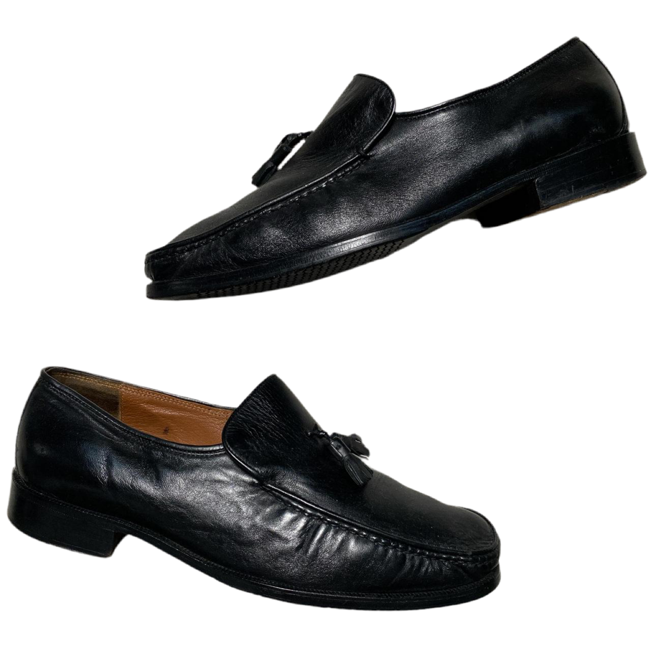 Roland Cartier Black Tassel Loafer Smart Shoes (UK 8)