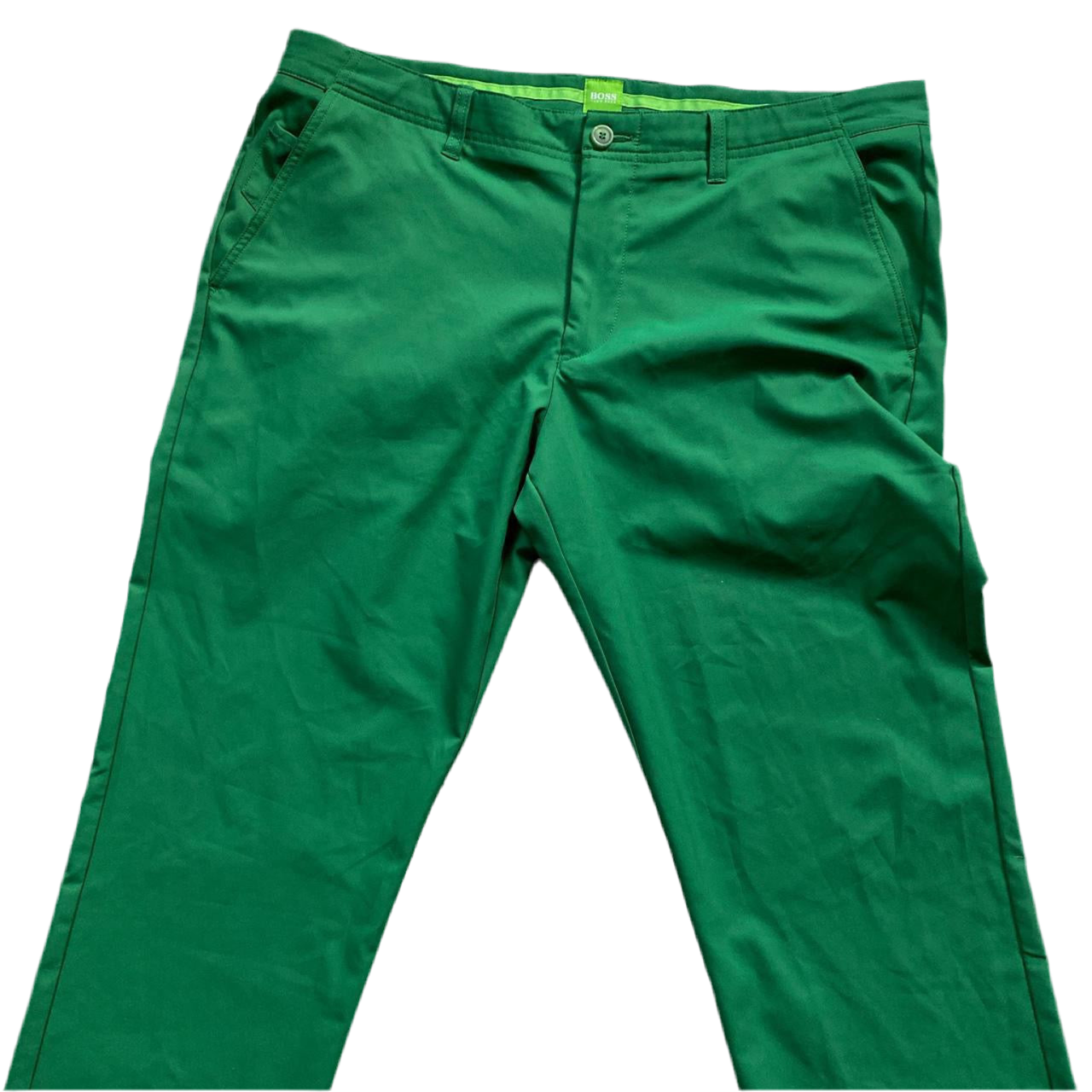 Hugo Boss Green Casual Trousers (36W)
