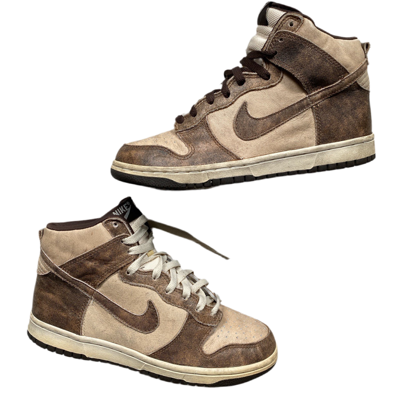 Nike Dunk High Dirty Pack Brown Vintage 2003 (UK 6.5)
