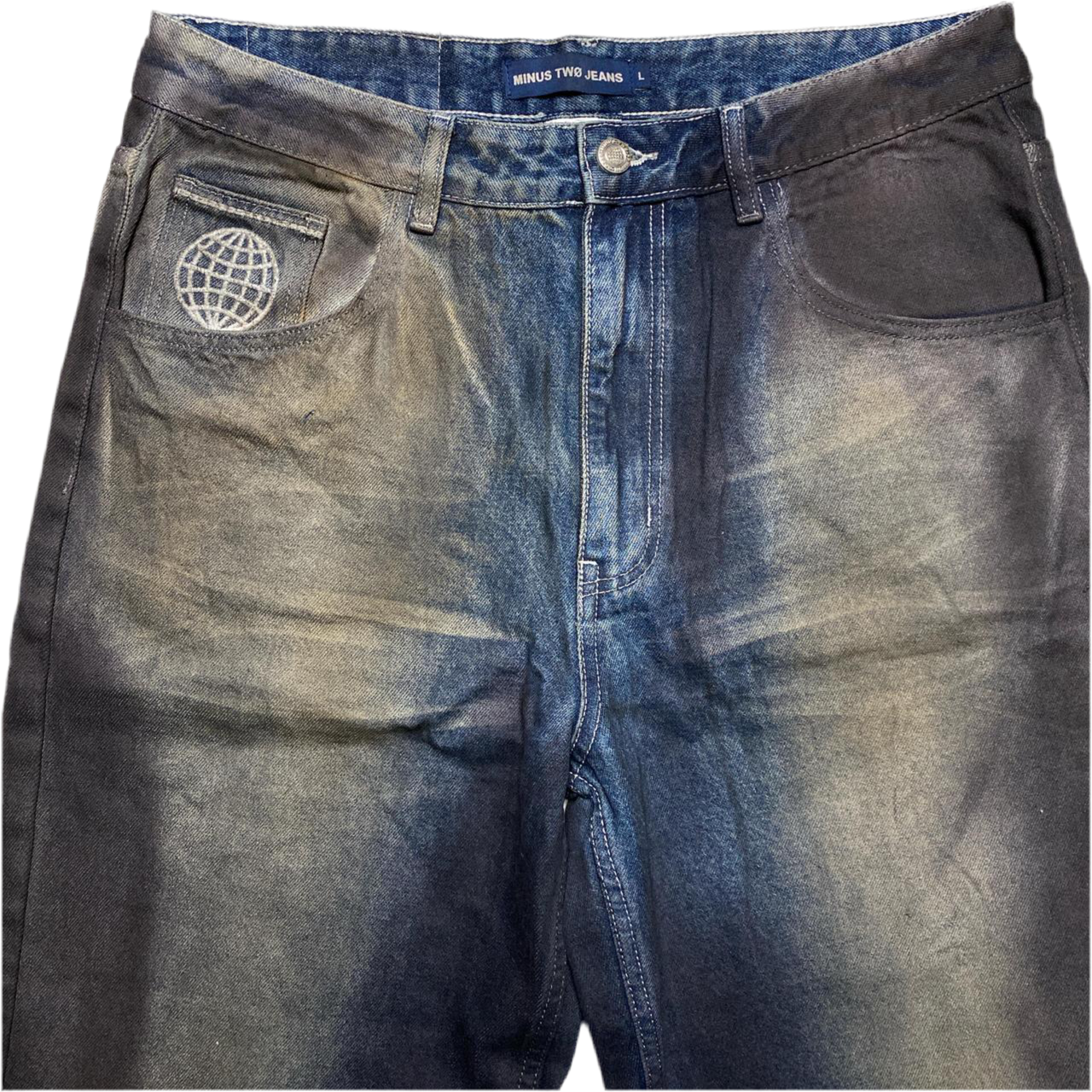 Minus Two Jeans Stonewash Blended Denim (W 34)