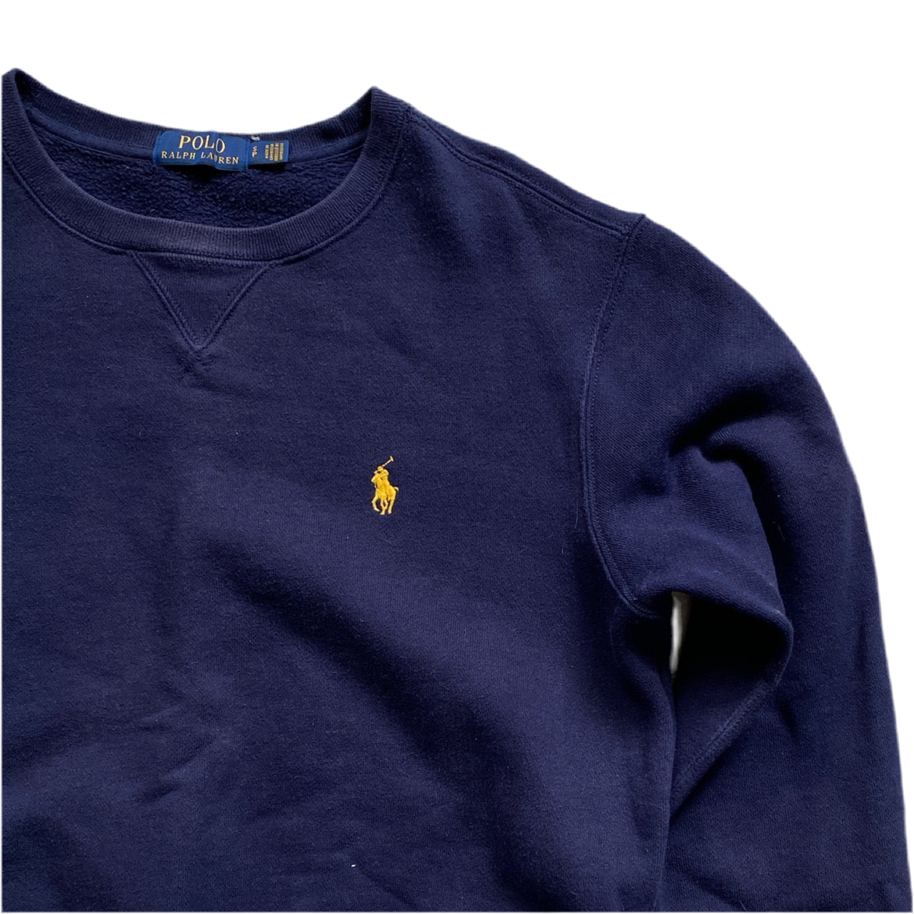 Ralph Lauren Navy Jumper (Small)