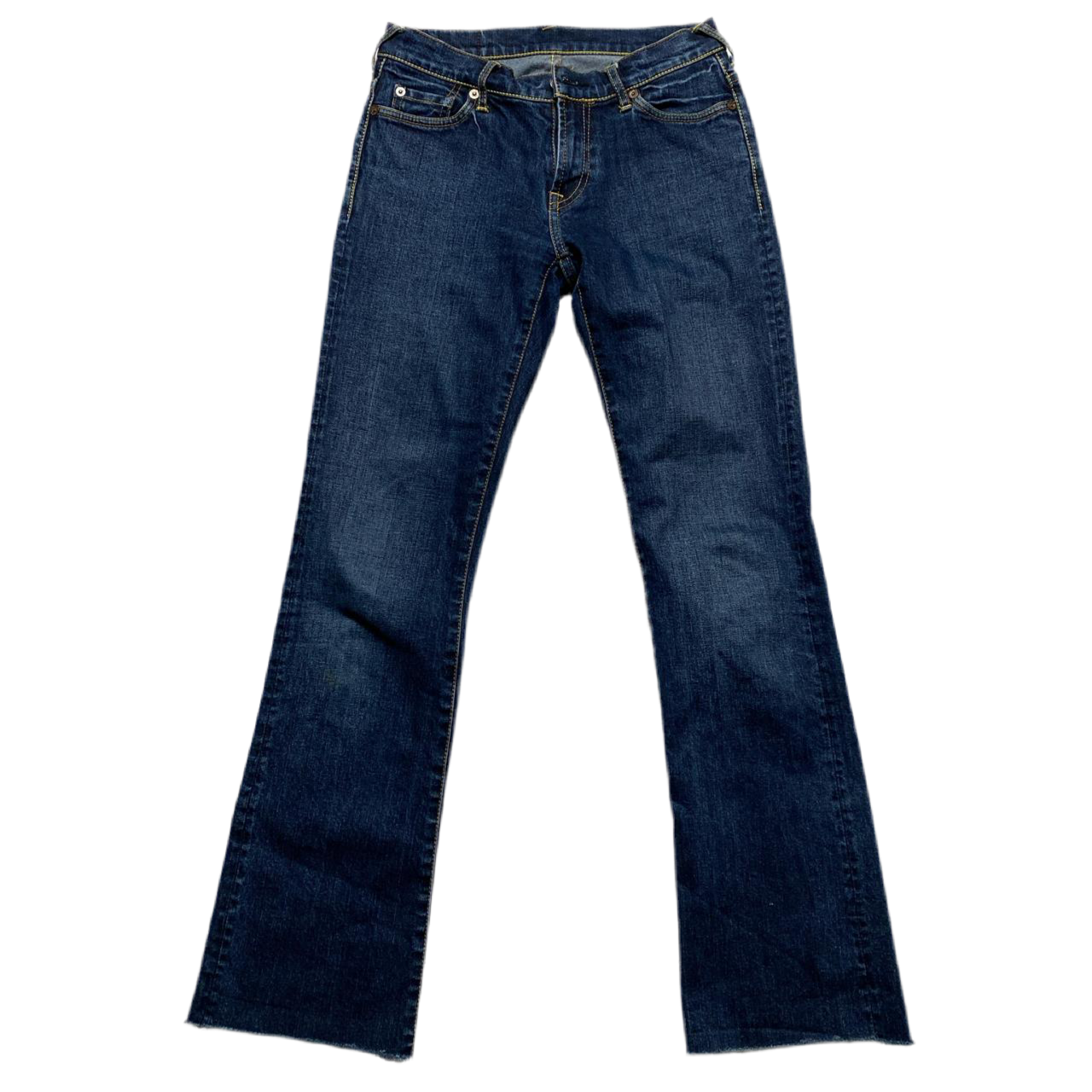 Evisu Pink Daicock Swoosh and Navy Blue Womens Denim Jeans (27W)