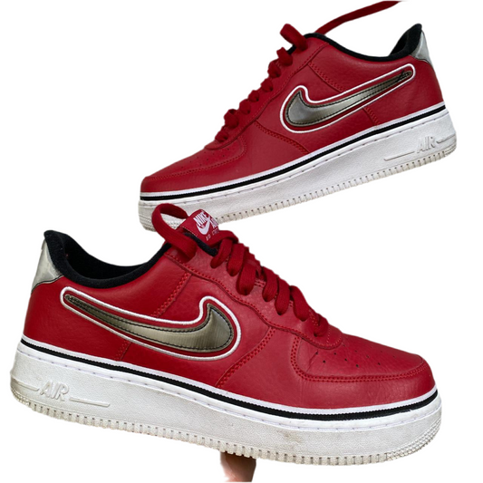 Nike Air Force 1 Red NBA (UK 9)