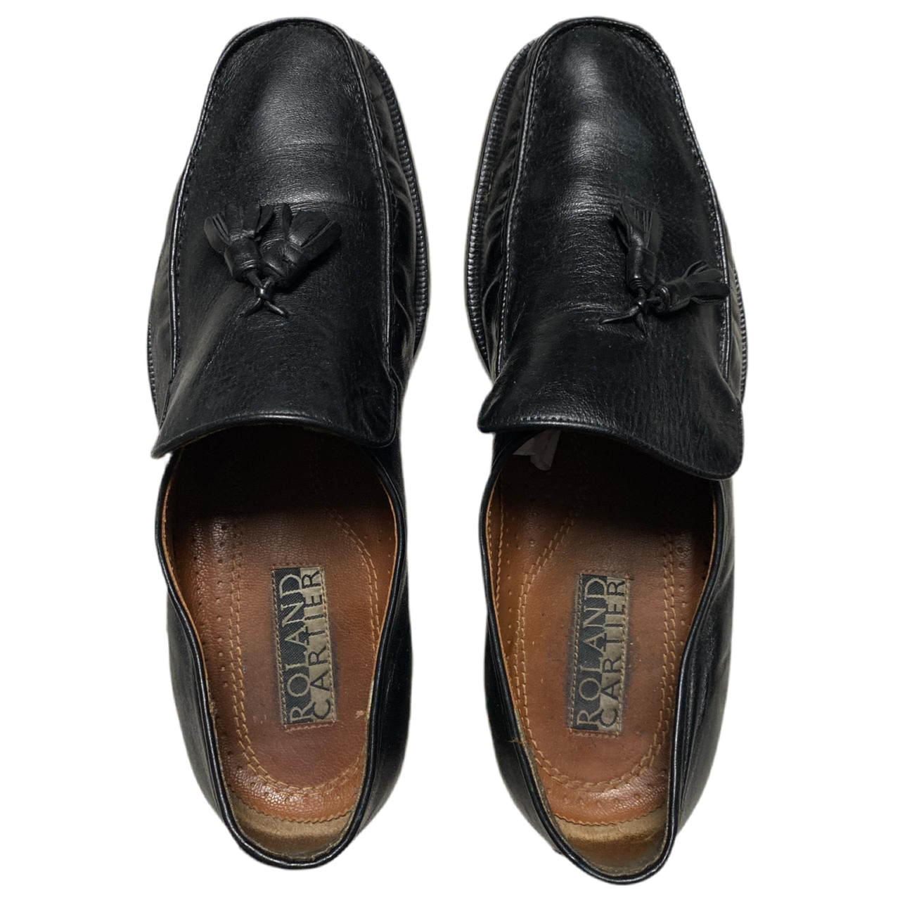Roland Cartier Black Tassel Loafer Smart Shoes (UK 8)