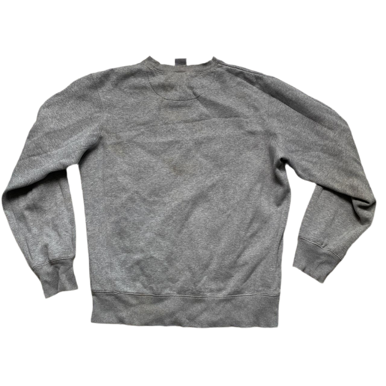 Nike Grey and White Swoosh Jumper (M)