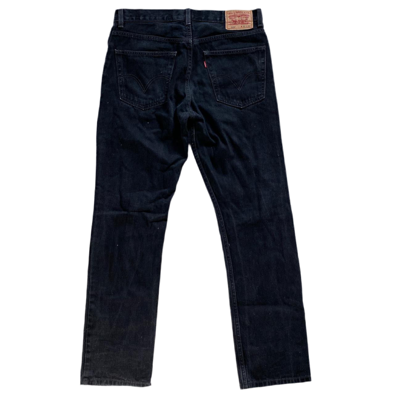 Levis 505 Black Jeans (32W)