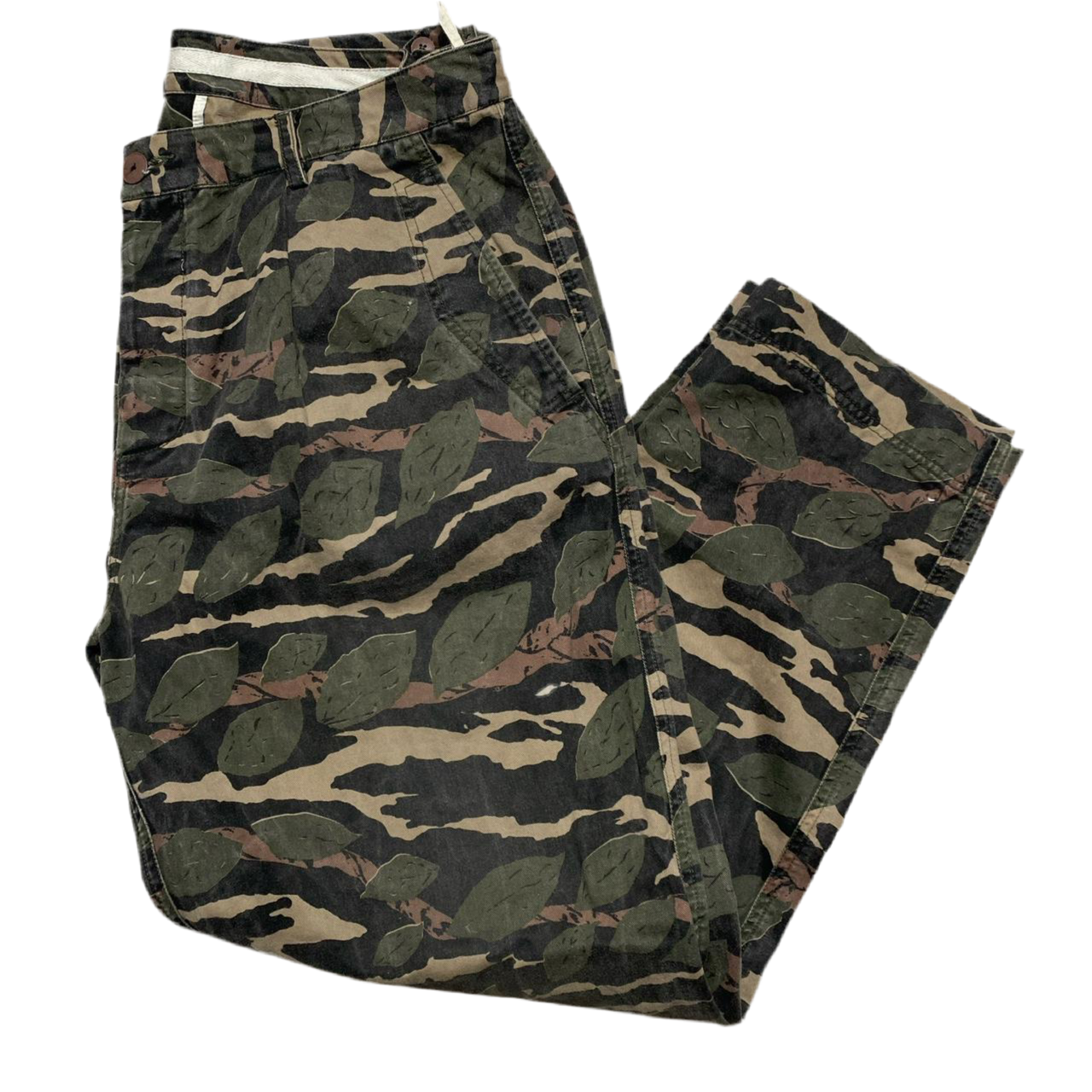Maharishi Cargo Combat Camouflage Leaf Print (W 38)