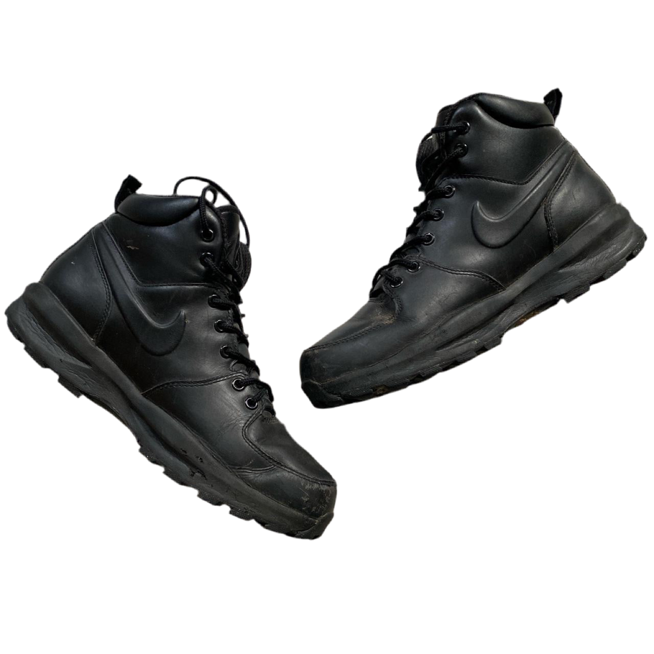 Nike Black Leather Boot (UK 8)
