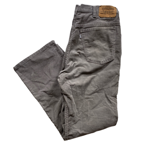Levis Corduroy Grey Jeans (36W)
