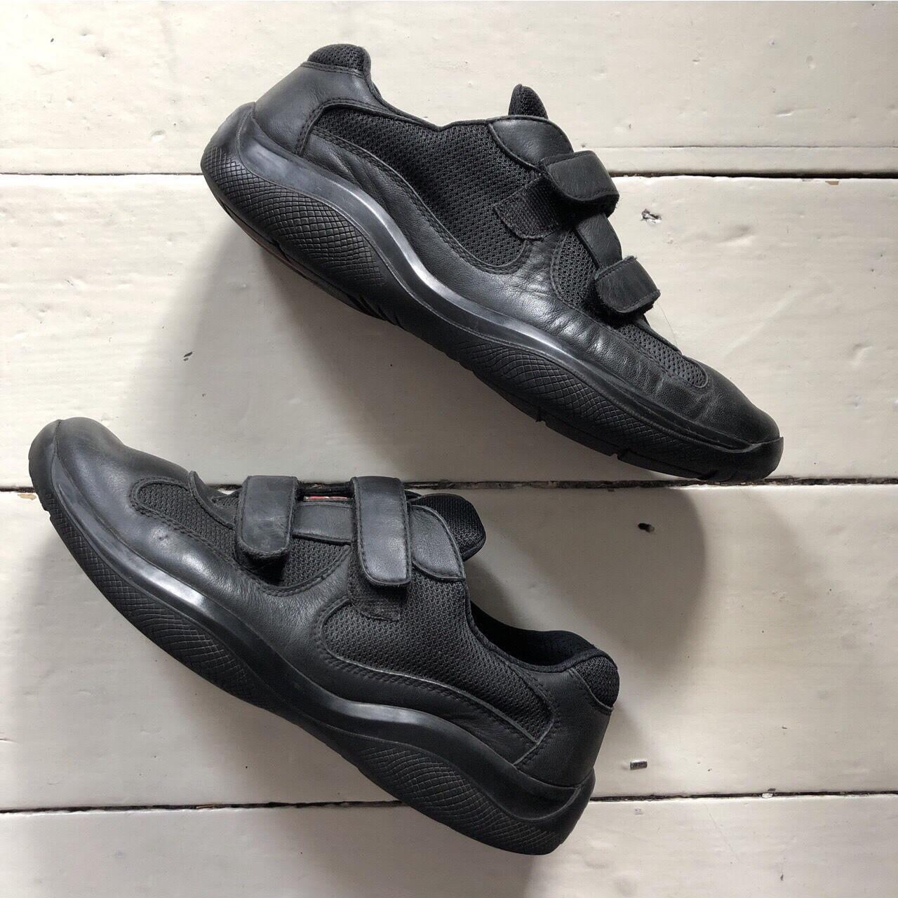 Prada Americas Cup Black Strap Up