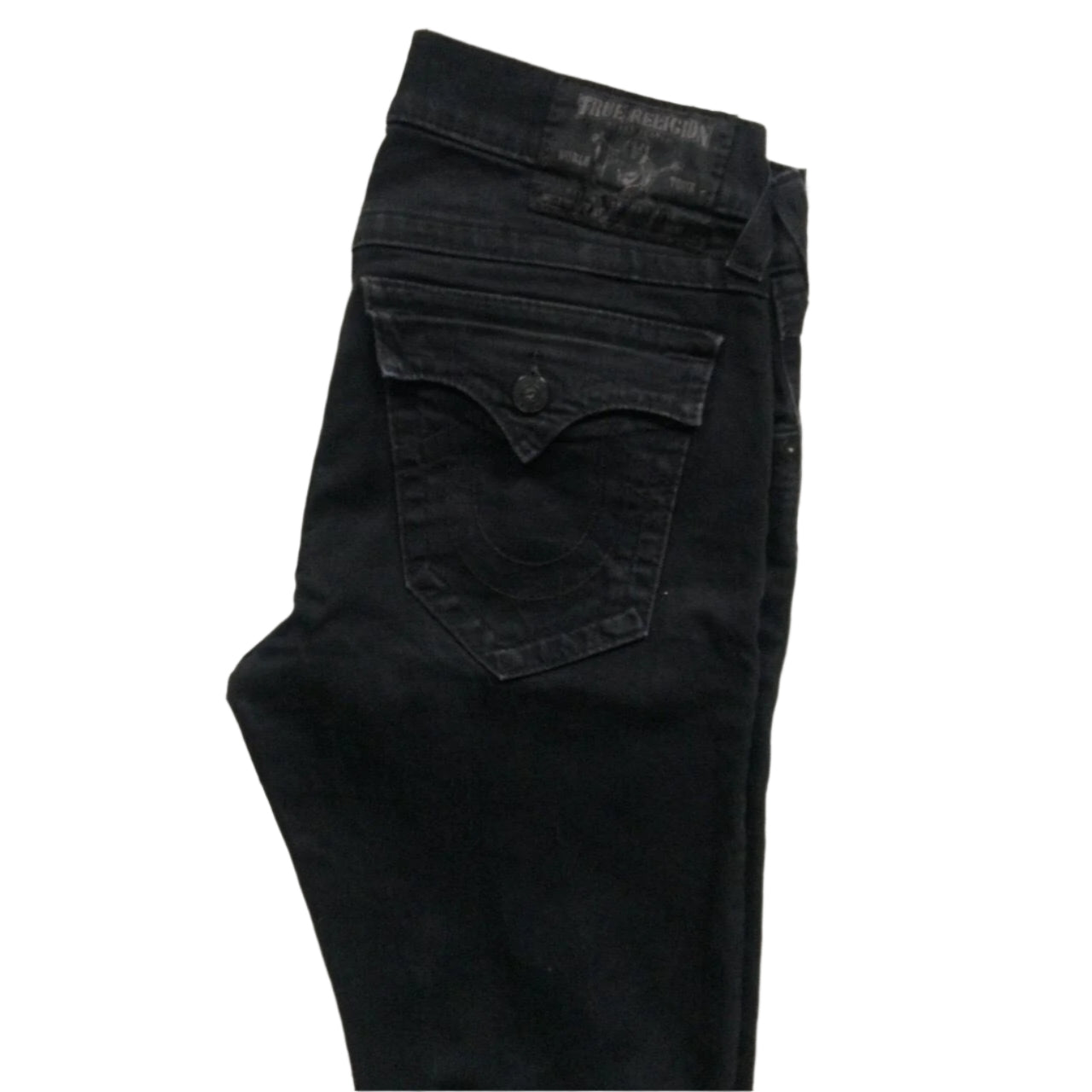 True Religion Zach Skinny Jeans Black (32W)