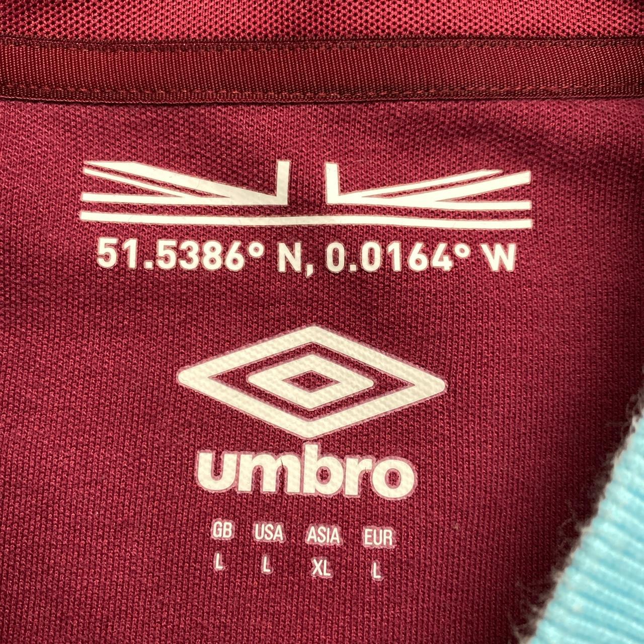West Ham United Umbro Bomber Tracksuit Jacket (L)