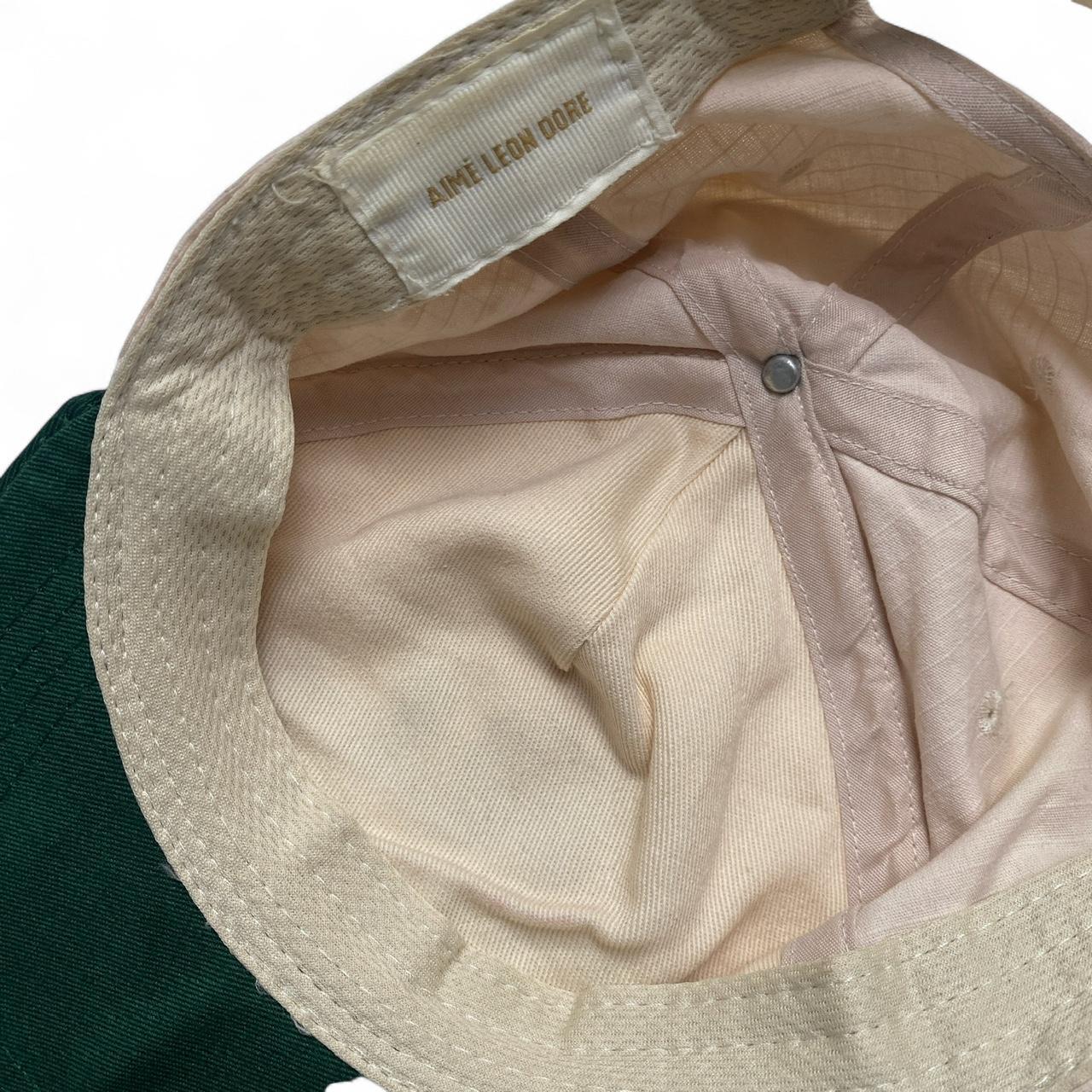 Aime Leon Dore Cream and Green Baseball Cap