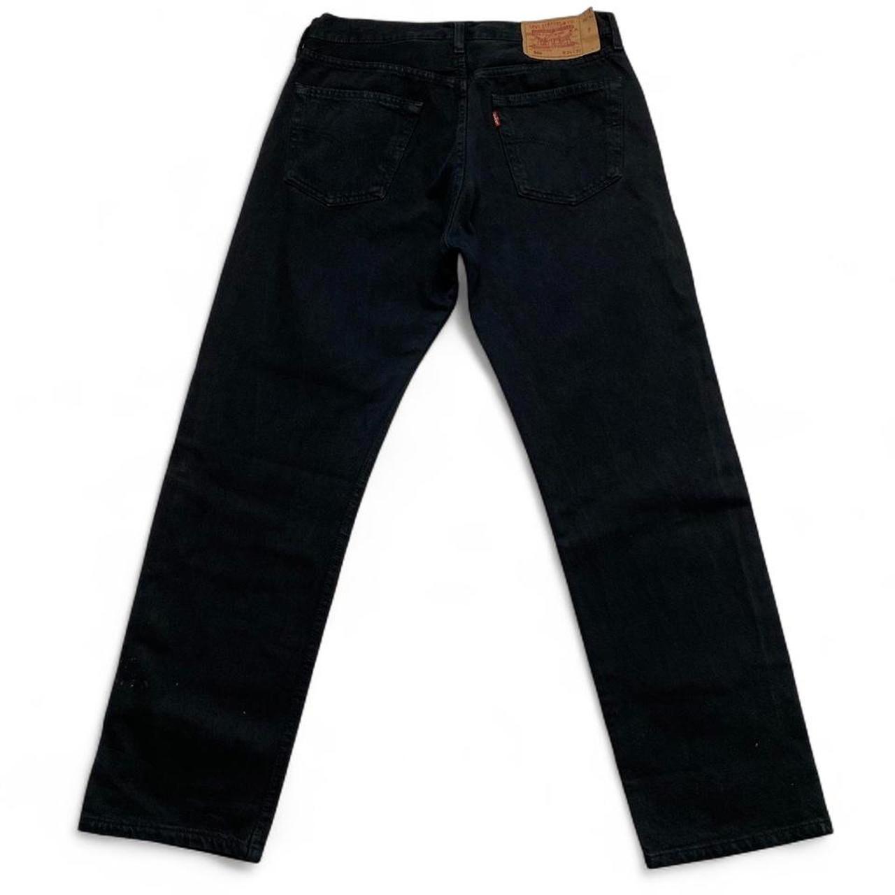 Levis 501 Black Straight Vintage Jeans (34W)