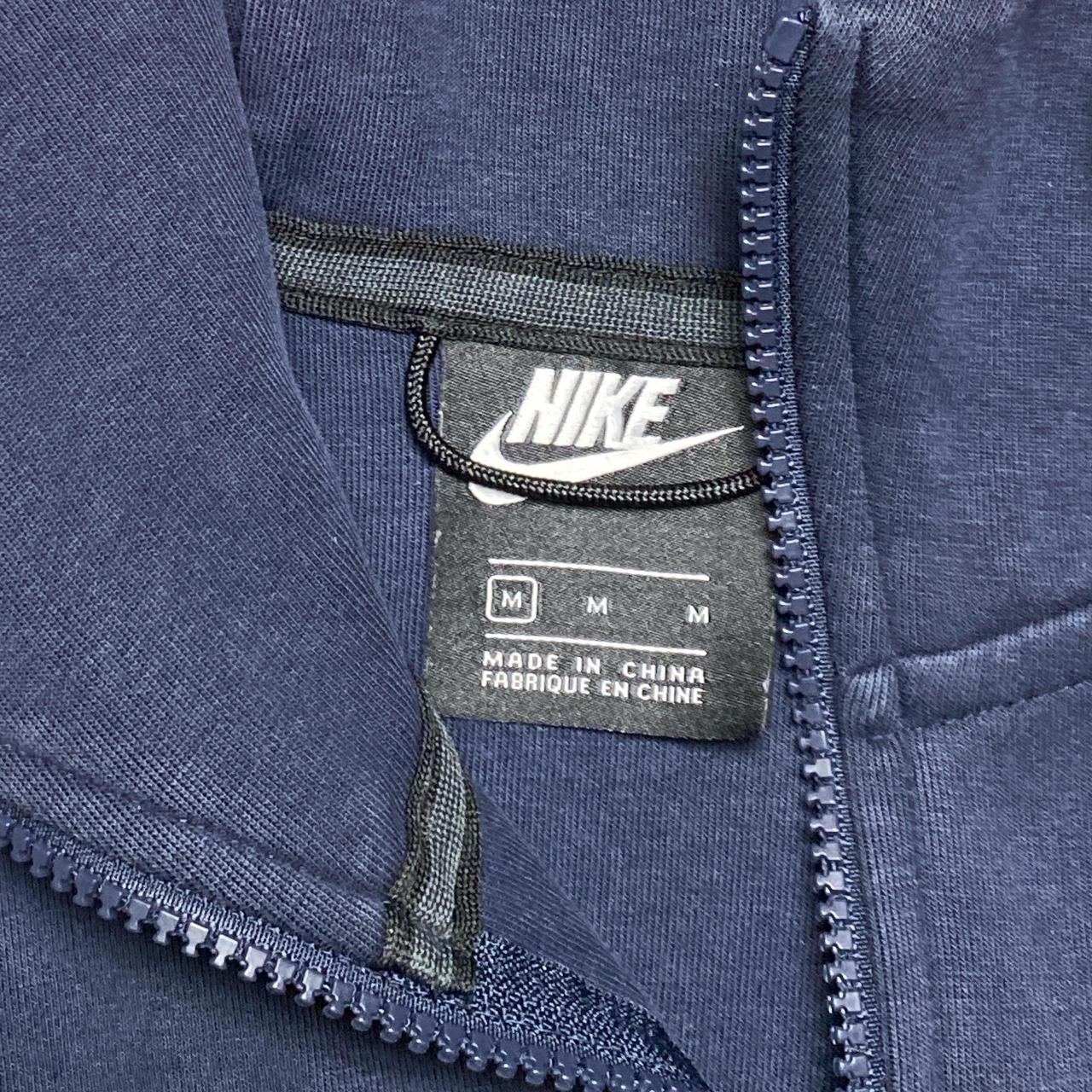 Nike Tech Fleece Hoodie Navy and Black (M)