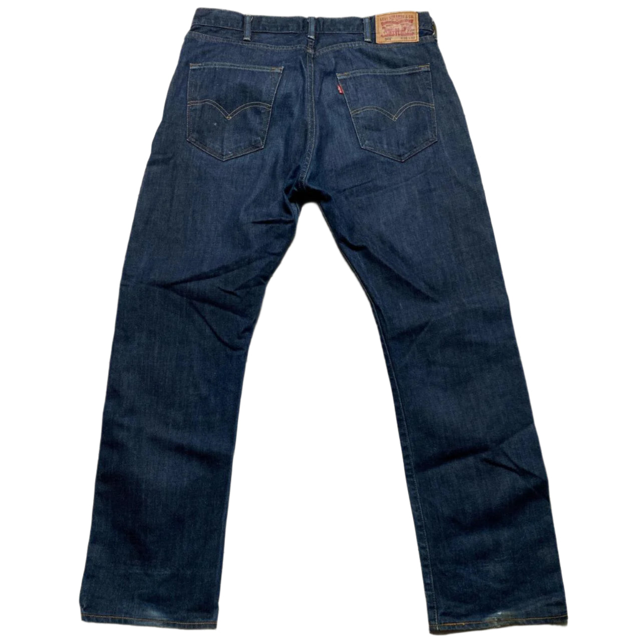 Levis 501 Dark Navy Baggy Jeans (38W)