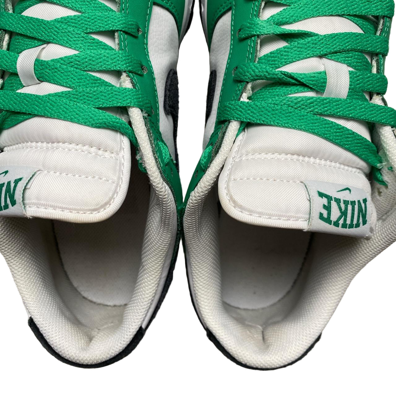 Nike Dunk Low Green Black and White Celtics (UK 10)