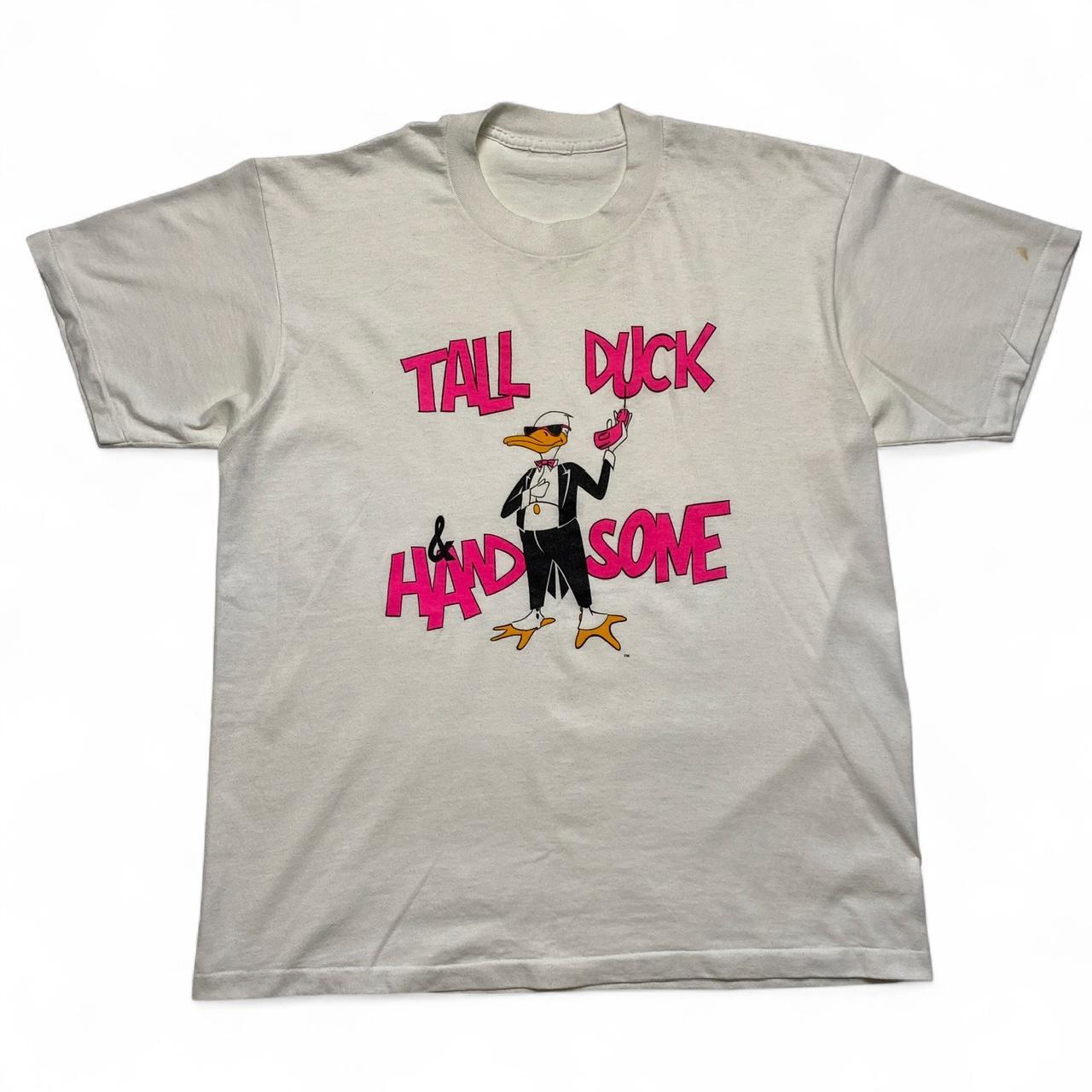 Tall Duck and Handsome Vintage 90’s White T Shirt (L)