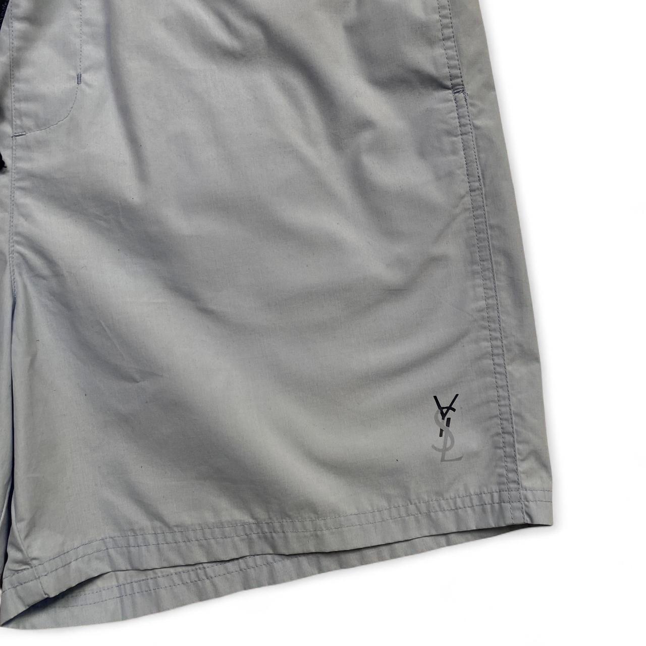 Yves Saint Laurent YSL Light Baby Blue Swim Shorts (L)