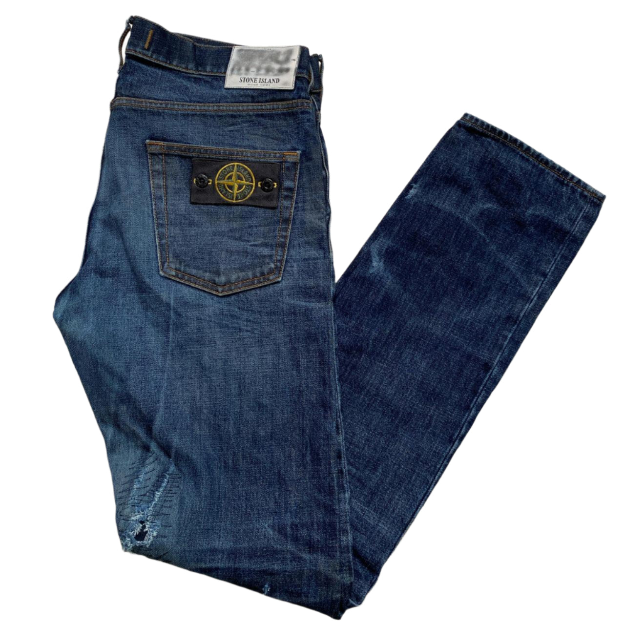 Stone Island Navy Blue Jeans (32W)