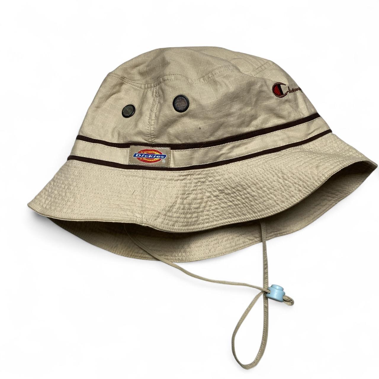 Champion and Dickies custom bucket hat Beige