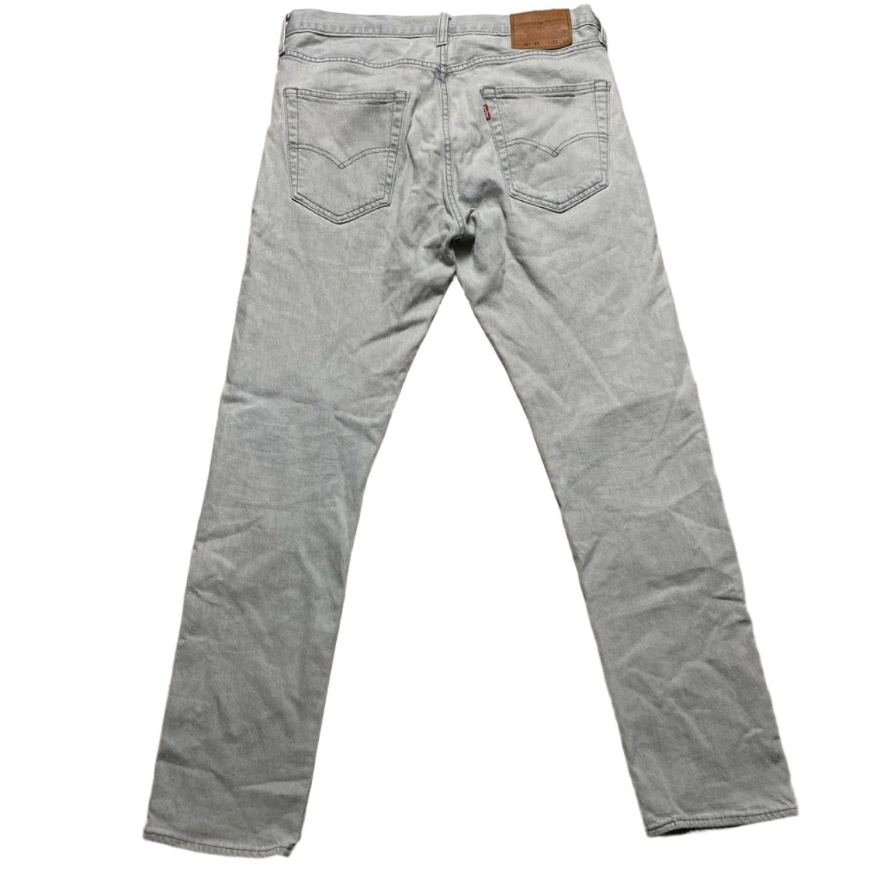 Levis 501 ST Grey Silver Jeans (W 32)