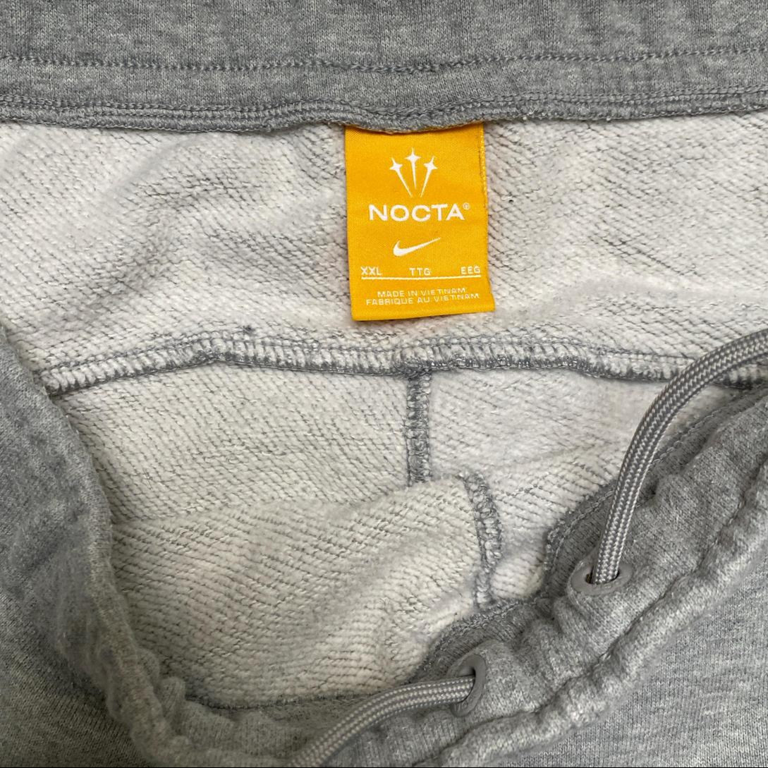 Nike Nocta Grey and Black Baggy Joggers (2XL)