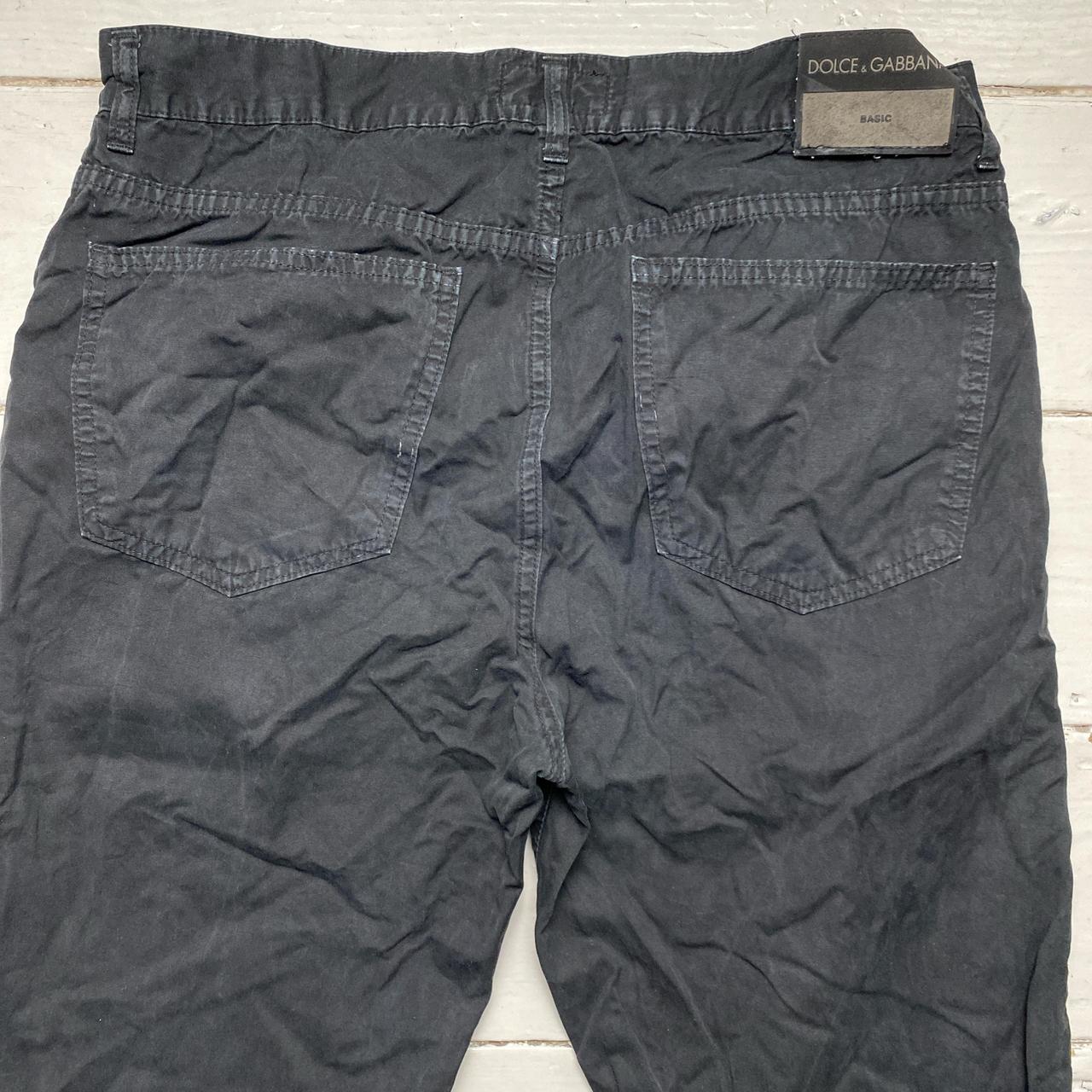 Dolce and Gabbana Vintage Basic Black Trousers Jeans