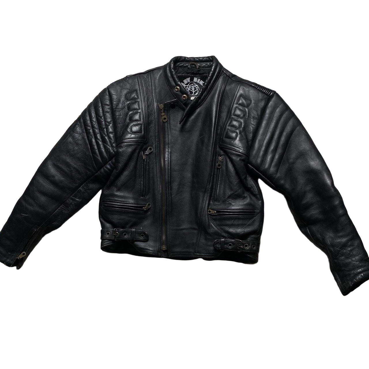 Baby Biker Leather Biker Motorcycle Jacket (S)